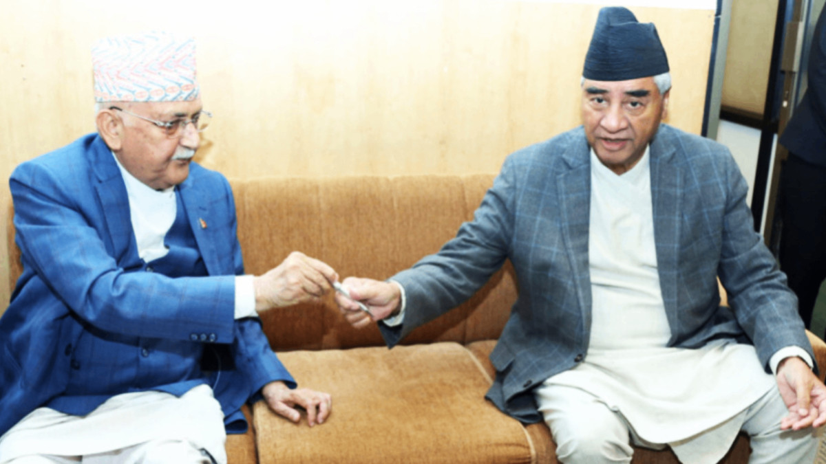 गभर्नर नियुक्तिमा भइरहेको ढिलाइमा ओलीको दोष छैन्ः देउवा