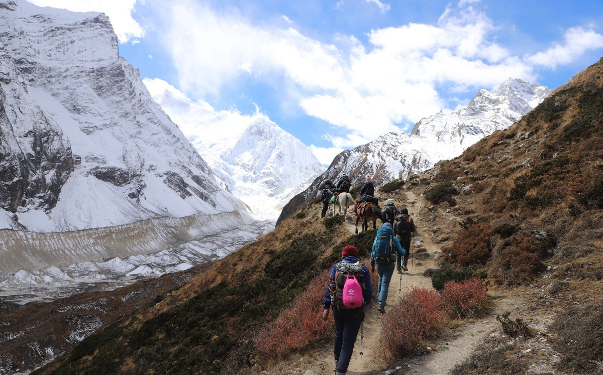 मनास्लु क्षेत्र घुम्ने पर्यटकको संख्यामा वृद्धि