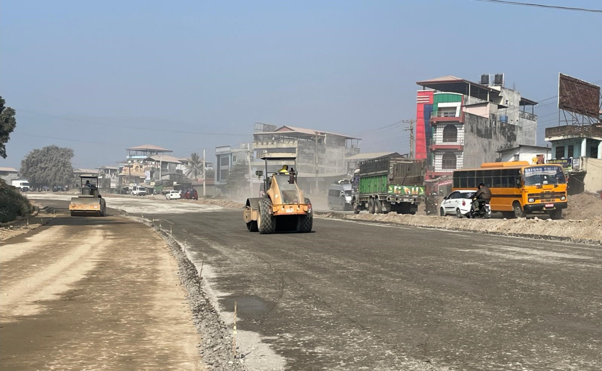 नारायणगढ–बुटवल सडकः दाउन्ने क्षेत्रमा काम केन्द्रित