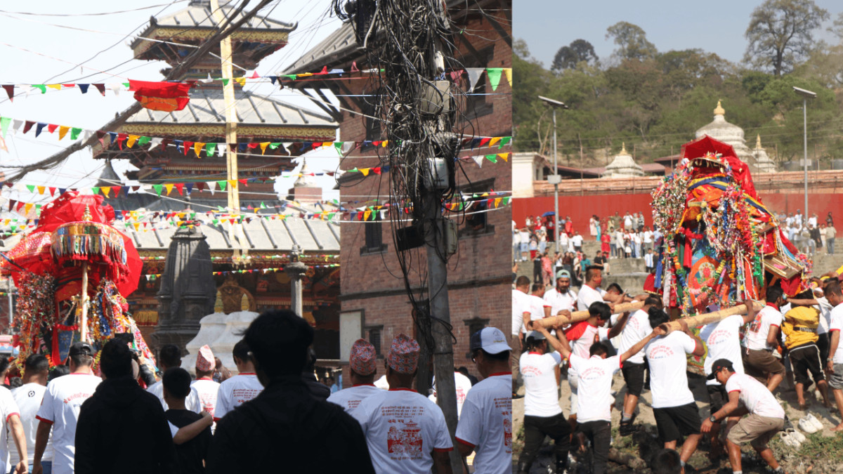 पाशुपत क्षेत्रमा बज्रेश्वरी जात्रा सकियो, बछलेश्वरी जात्रा प्रारम्भ