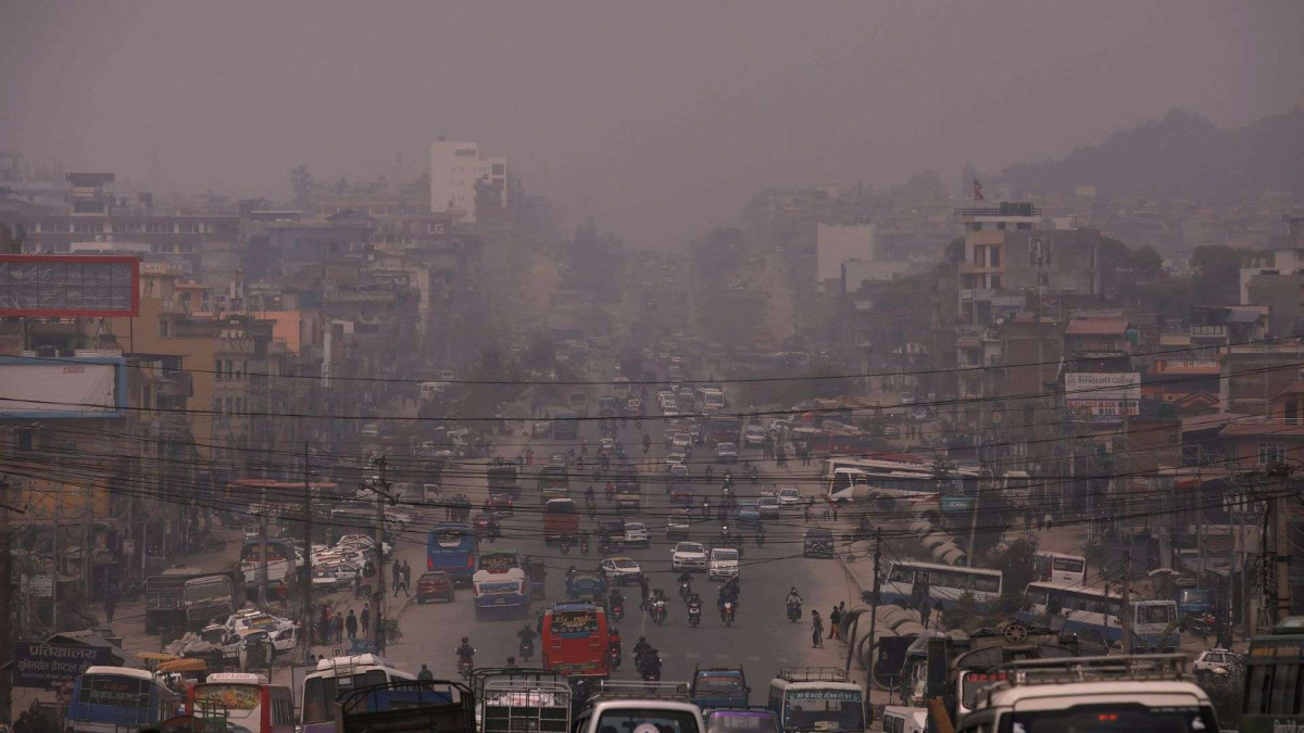काठमाडौंको वायु प्रदूषण अझै उच्च, स्वास्थ्य सतर्कता अपनाउन अनुरोध