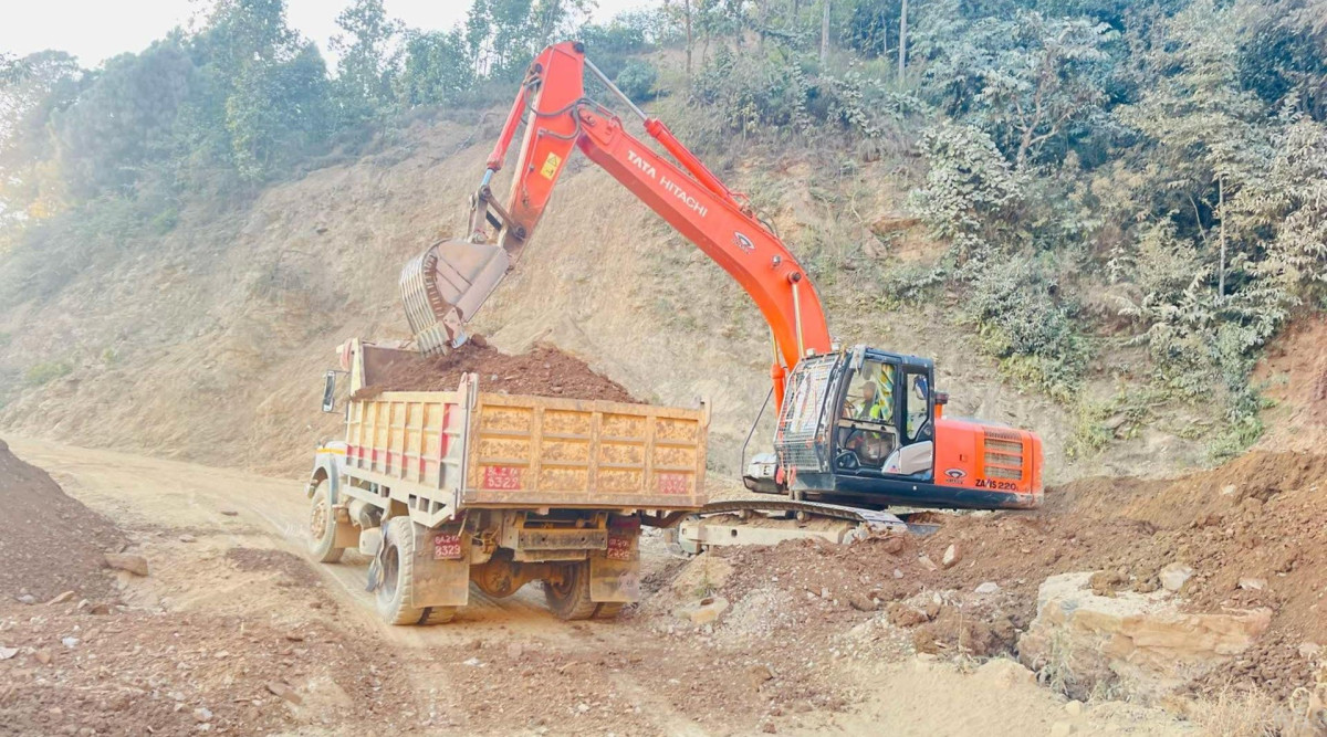 गुल्मीको तम्घास–रिडी सडक एक महिना बन्द