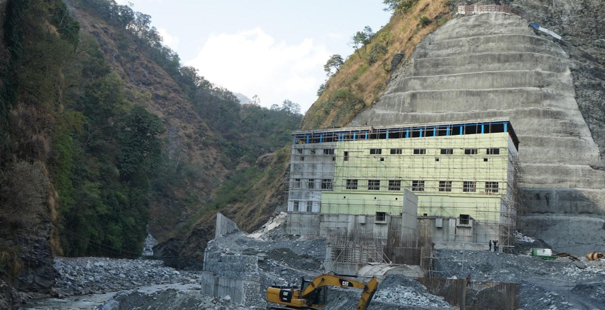 म्यााग्दीमा १२ जलविद्युत् आयोजना निर्माणाधीन