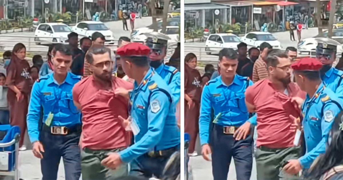 विमानस्थलमा युवकमाथि दुर्व्यवहार गर्ने तीन प्रहरीलाई जिम्मेवारीबाट हटाइयो