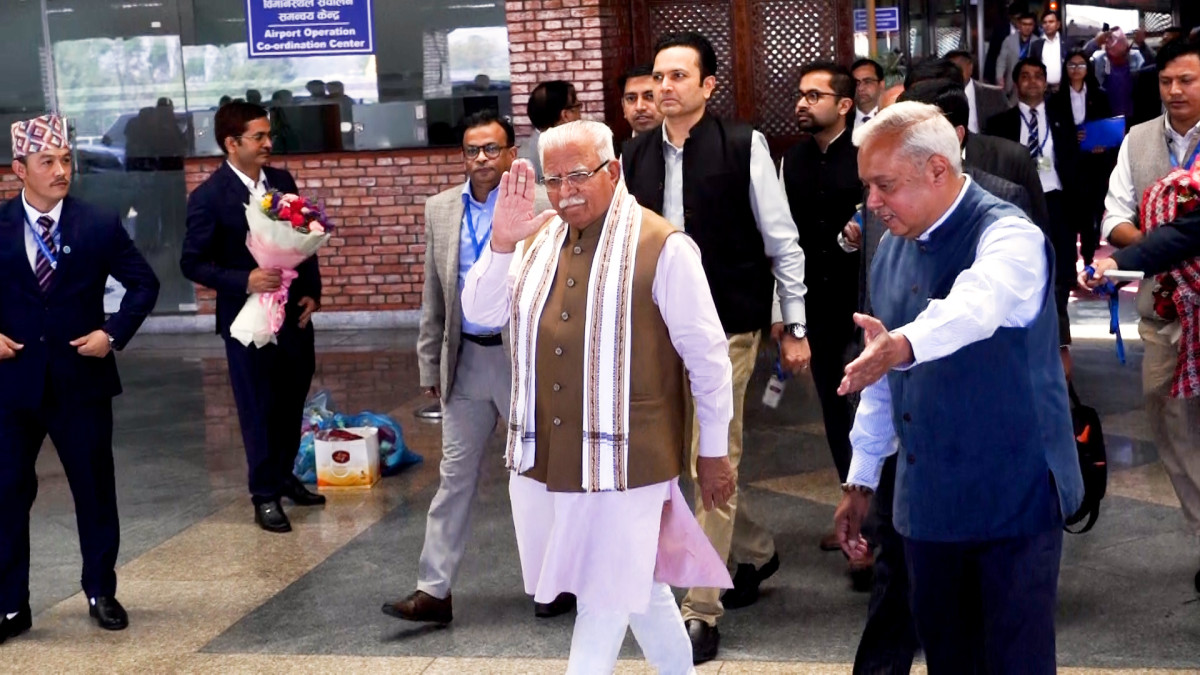नेपाल आइपुगे भारतीय ऊर्जा मन्त्री मनोहरलाल खट्टर, के छ कार्यक्रम?