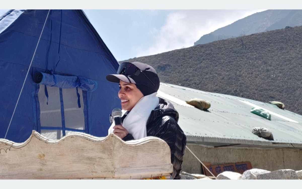 Qatari Princess Raises Alarm Over Melting Snow in the Himalayas