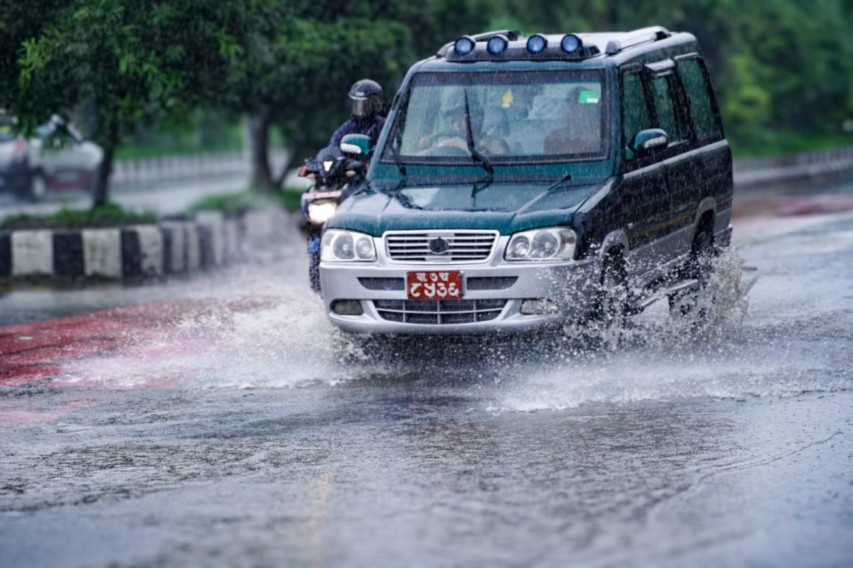 एक घण्टाको अवधिमा सबैभन्दा धेरै वर्षा काठमाडौंको पानीपोखरी क्षेत्रमा