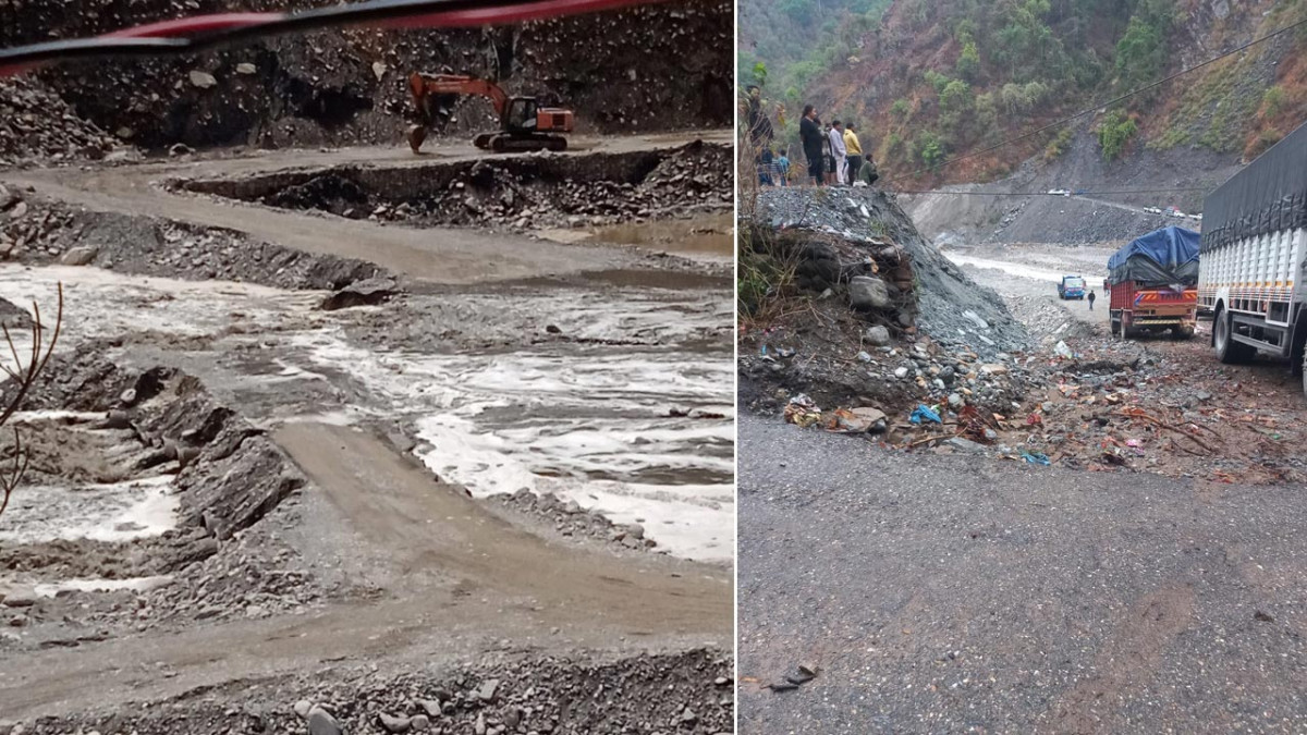 काठमाडौं–हेटौंडा जोड्ने कान्ति लोकपथ अवरुद्ध