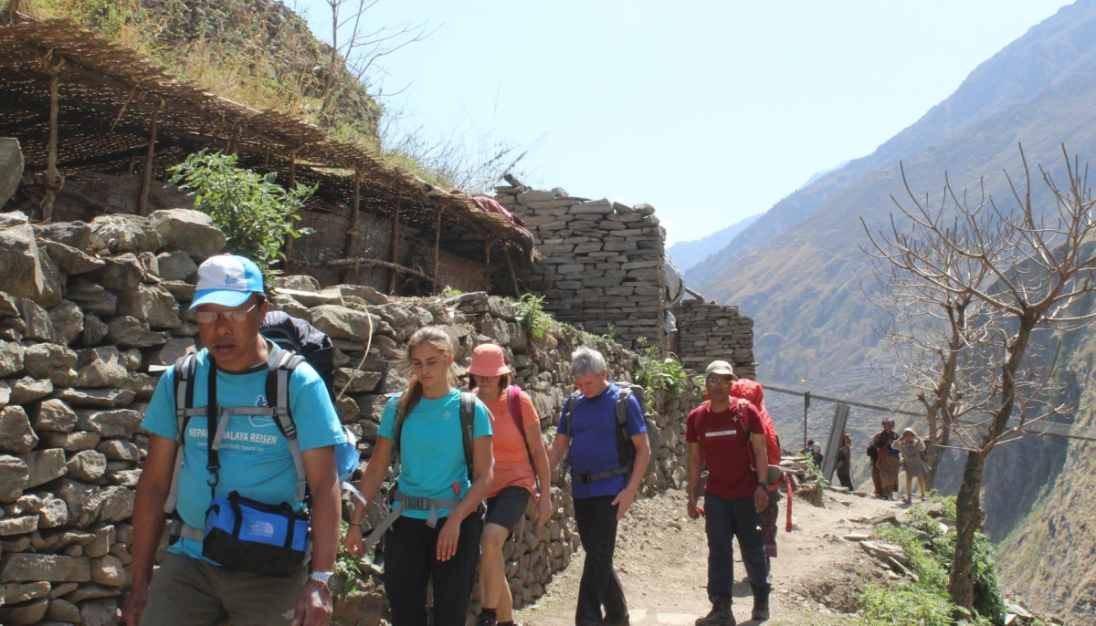 मनासलु क्षेत्रमा हालसम्मकै बढी पर्यटक