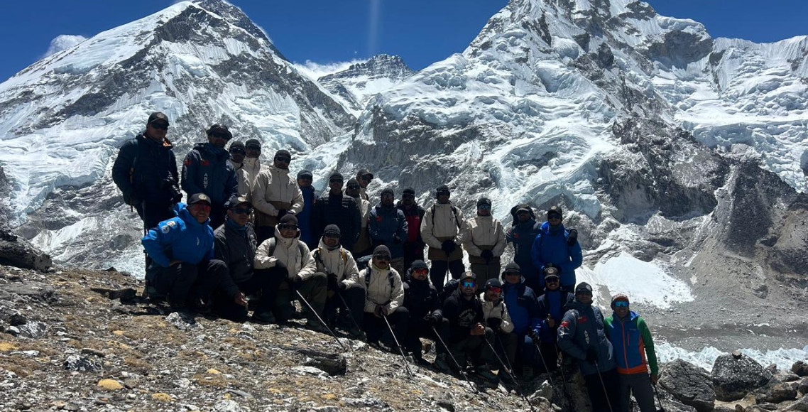भारतीय सेनाका २२ जना सगरमाथा शिखरमा