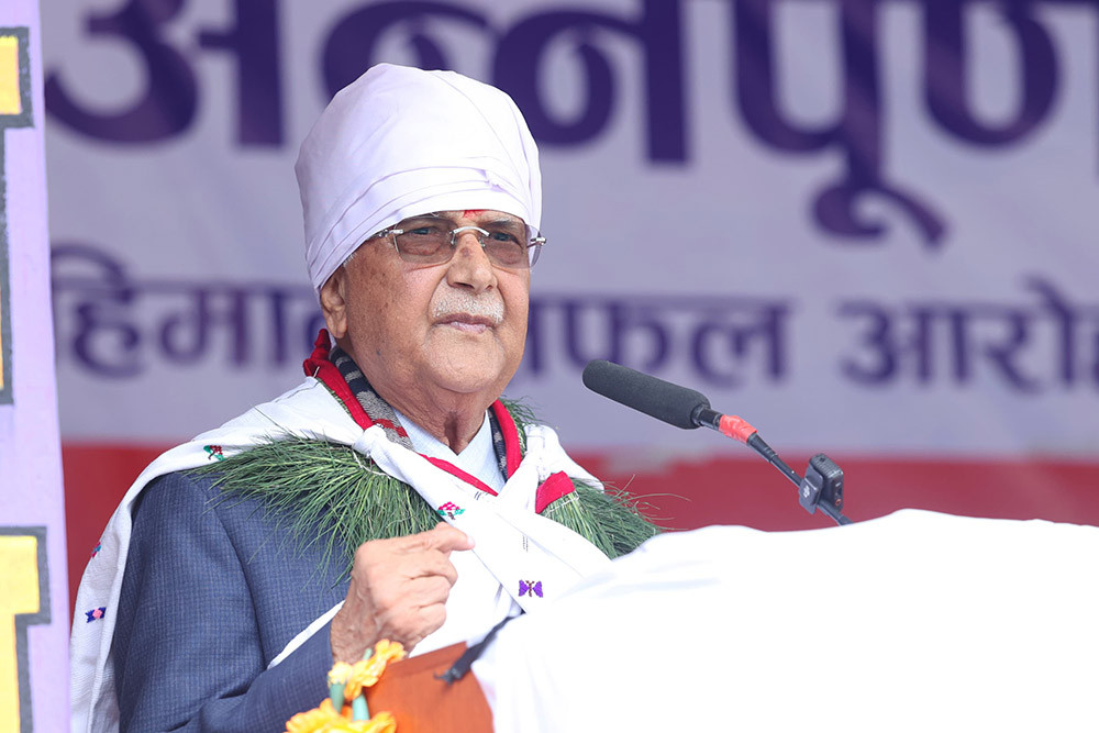 हिमाल आरोहणको जोखिम घटाउन सरकारले काम गरिरहेकोछ: प्रधानमन्त्री ओली