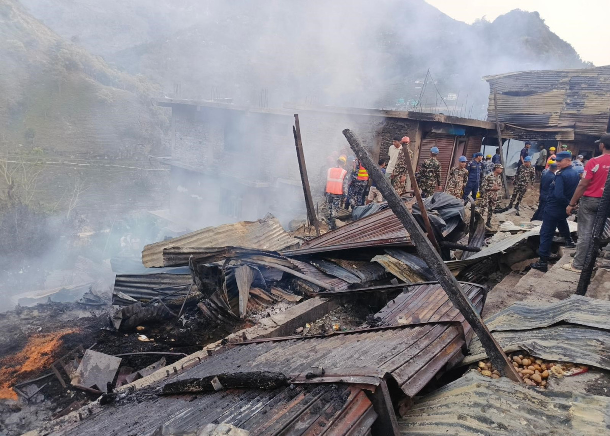 बाम्का बजार आगलागी घटनाः पीडितलाई राहत उपलब्ध गराउन सरकारसँग माग