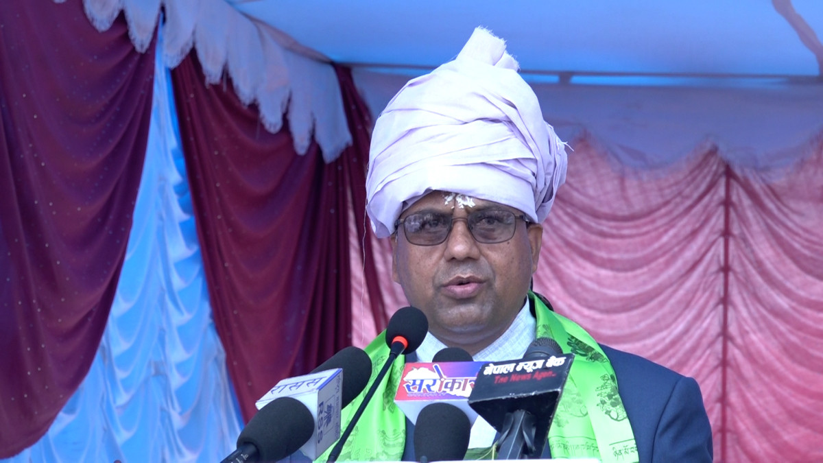 भूमि पूजा पुरातन मान्यता मात्र होइन, वैज्ञानिक आधार पनि होः मन्त्री पाण्डे