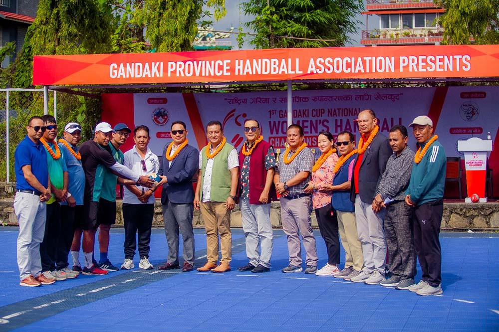 राष्ट्रिय महिला ह्याण्डबल प्रतियोगिता पोखरामा सुरु