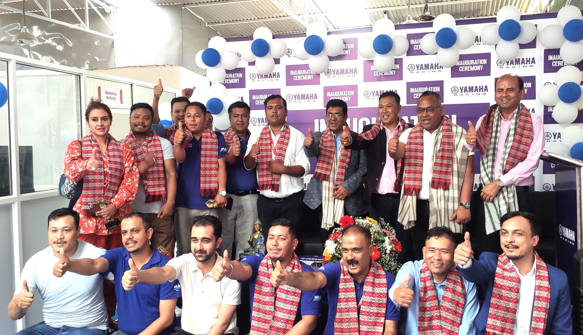यामाहा नेपालद्वारा काठमाडौंको गोंगबुमा नयाँ 3S शोरुमको उद्घाटन