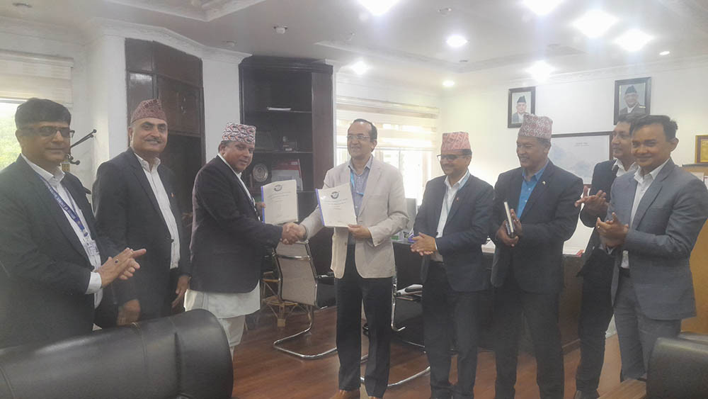 ऊर्जा मन्त्रालय र एचआईडीसीएलबीच कार्यसम्पादन सम्झौता