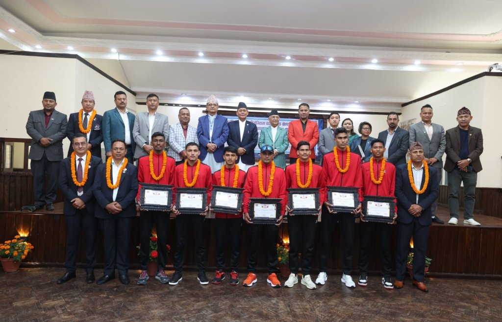 अन्तर्राष्ट्रिय प्रतियोगितामा पदक विजेता खेलाडीलाई प्रधानमन्त्रीबाट पुरस्कार