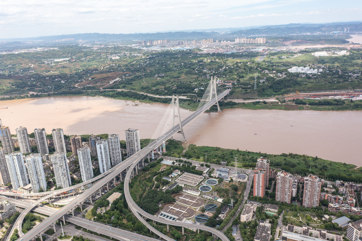Aerial View Highlights Scenic and Ecological Progress in Jiangjin, Chongqing