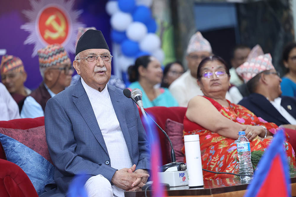 प्रतिक्रियावादीहरुले केपी ओली विनाको एमाले बनाउन खेल खेल्दैछन्: प्रधानमन्त्री ओली