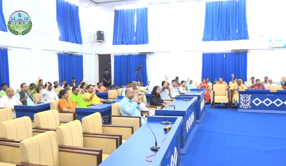 विपक्षीको बहिष्कारका बिच मधेश प्रदेशको बजेट पारित