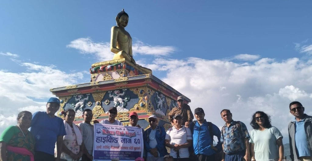 हाइकिङसँग जोडिँदै कालाबाङ घरेडी बुद्ध उद्यान