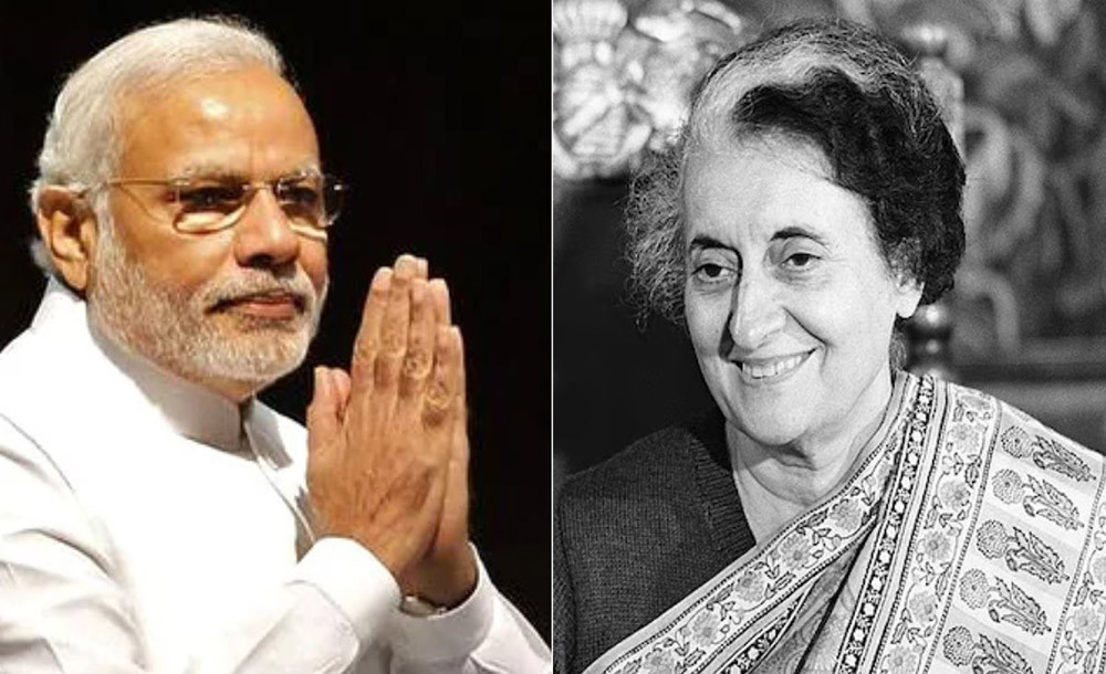 मोदीले तोडे इन्दिरा गान्धीको रेकर्ड!