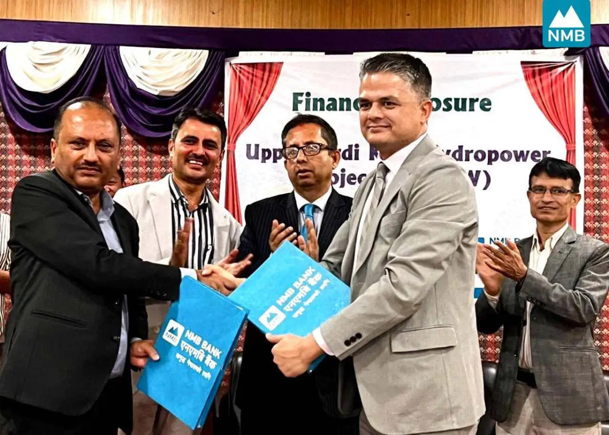 माथिल्लो सार्दी खोला जलविद्युत् आयोजनामा एनएमबी बैंकले ४५ करोडभन्दा बढी लगानी गर्ने