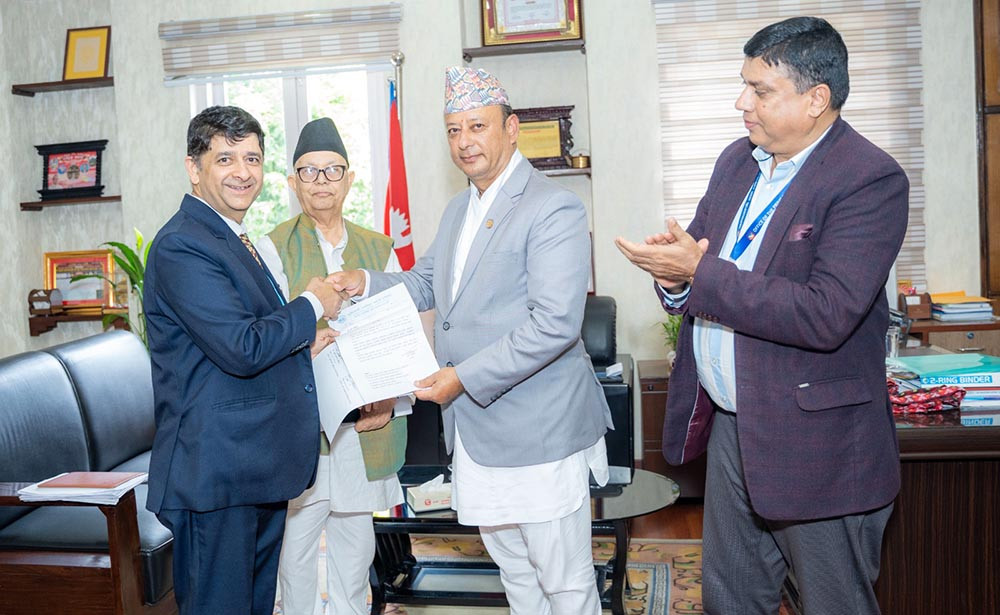 बूढीगण्डकीका सिइओले लिए शपथ