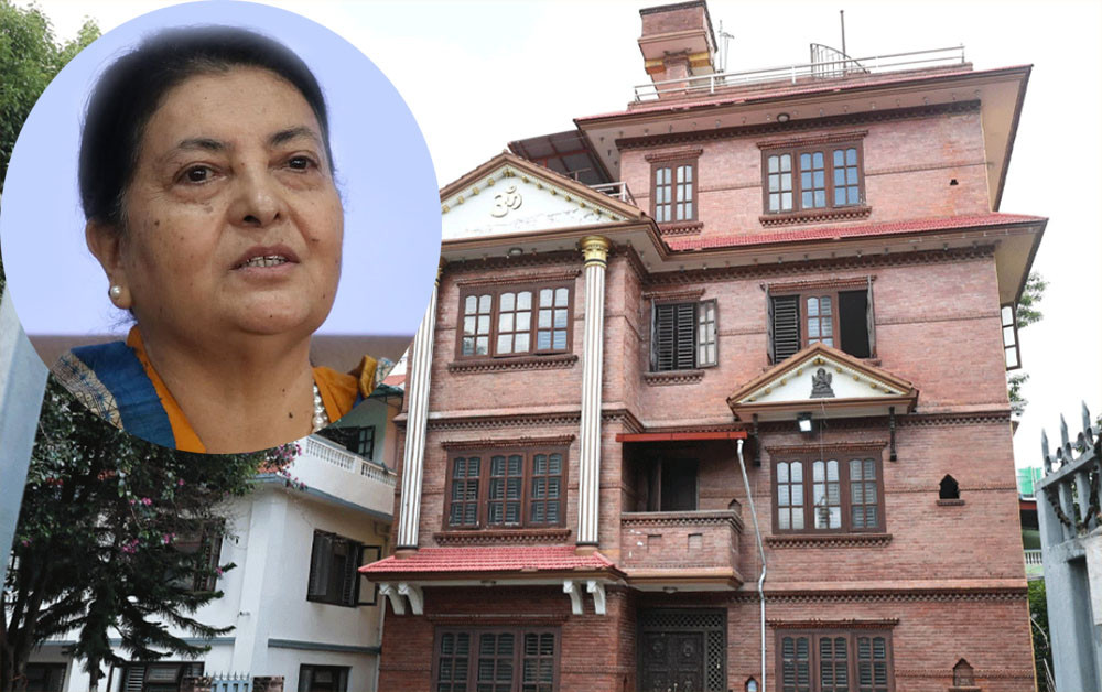 विद्यादेवी भण्डारीले आज सम्पर्क कार्यालय  उद्‍घाटन गर्दै